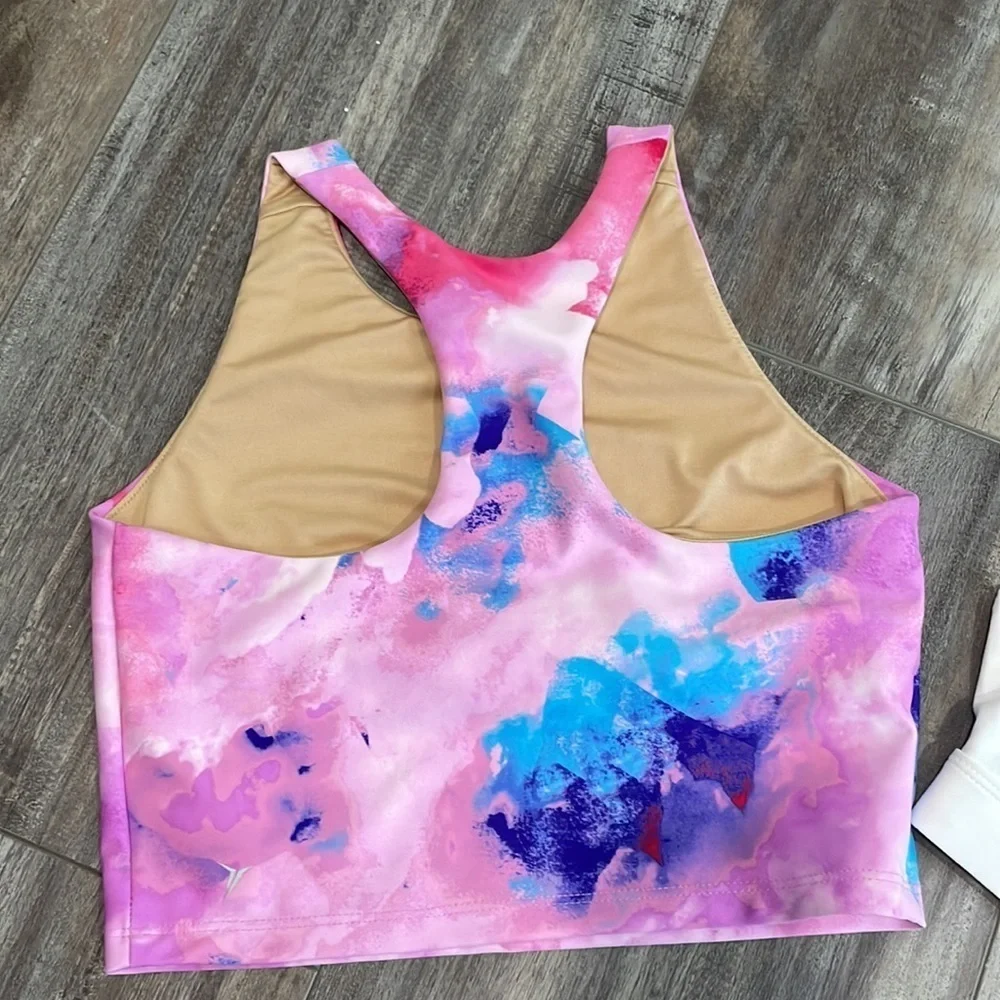 Girls athletic crop top sports bra lot